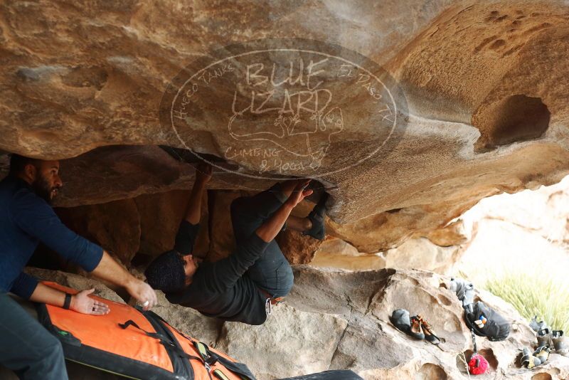 Bouldering in Hueco Tanks on 03/09/2019 with Blue Lizard Climbing and Yoga

Filename: SRM_20190309_1625150.jpg
Aperture: f/3.5
Shutter Speed: 1/250
Body: Canon EOS-1D Mark II
Lens: Canon EF 50mm f/1.8 II