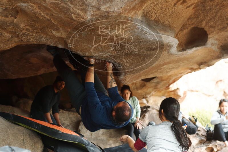 Bouldering in Hueco Tanks on 03/09/2019 with Blue Lizard Climbing and Yoga

Filename: SRM_20190309_1627310.jpg
Aperture: f/3.5
Shutter Speed: 1/250
Body: Canon EOS-1D Mark II
Lens: Canon EF 50mm f/1.8 II