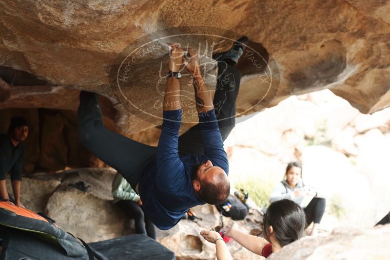 Bouldering in Hueco Tanks on 03/09/2019 with Blue Lizard Climbing and Yoga

Filename: SRM_20190309_1627400.jpg
Aperture: f/3.5
Shutter Speed: 1/250
Body: Canon EOS-1D Mark II
Lens: Canon EF 50mm f/1.8 II