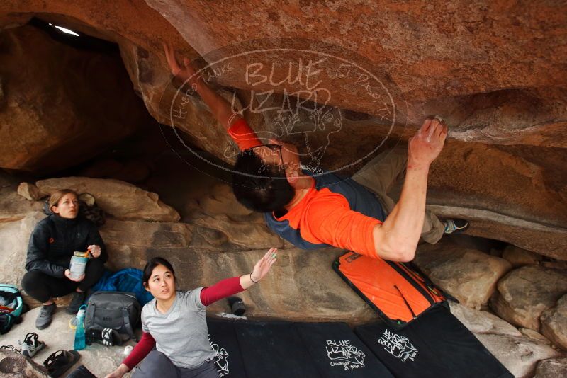 Bouldering in Hueco Tanks on 03/09/2019 with Blue Lizard Climbing and Yoga

Filename: SRM_20190309_1657150.jpg
Aperture: f/5.6
Shutter Speed: 1/250
Body: Canon EOS-1D Mark II
Lens: Canon EF 16-35mm f/2.8 L