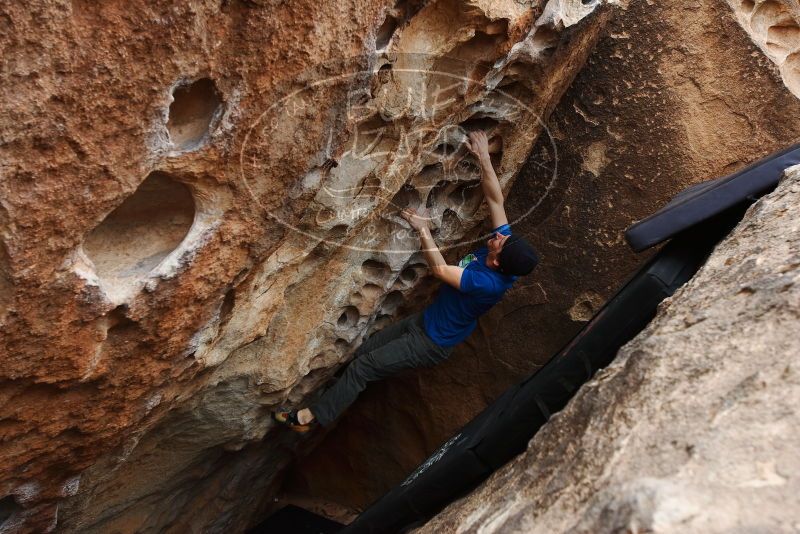Bouldering in Hueco Tanks on 03/10/2019 with Blue Lizard Climbing and Yoga

Filename: SRM_20190310_1013140.jpg
Aperture: f/5.6
Shutter Speed: 1/400
Body: Canon EOS-1D Mark II
Lens: Canon EF 16-35mm f/2.8 L