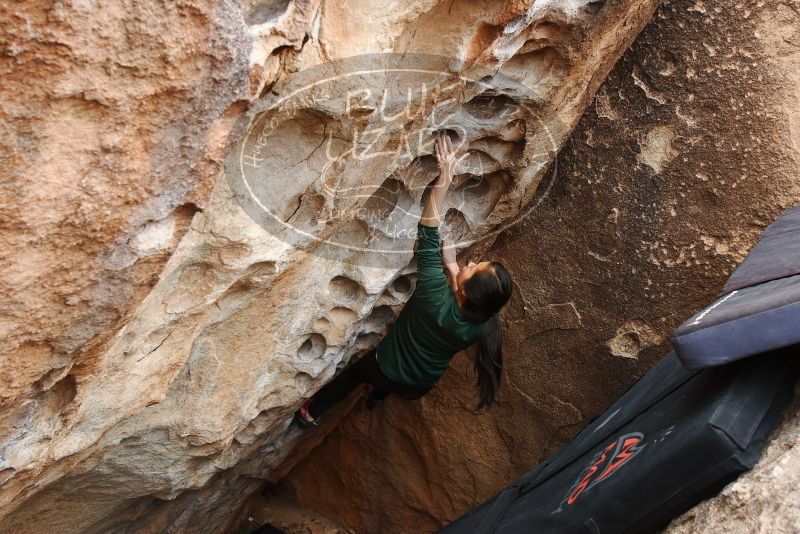 Bouldering in Hueco Tanks on 03/10/2019 with Blue Lizard Climbing and Yoga

Filename: SRM_20190310_1015500.jpg
Aperture: f/5.6
Shutter Speed: 1/250
Body: Canon EOS-1D Mark II
Lens: Canon EF 16-35mm f/2.8 L