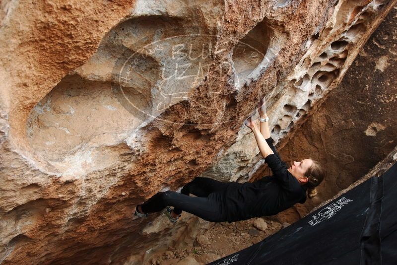 Bouldering in Hueco Tanks on 03/10/2019 with Blue Lizard Climbing and Yoga

Filename: SRM_20190310_1031300.jpg
Aperture: f/5.6
Shutter Speed: 1/320
Body: Canon EOS-1D Mark II
Lens: Canon EF 16-35mm f/2.8 L