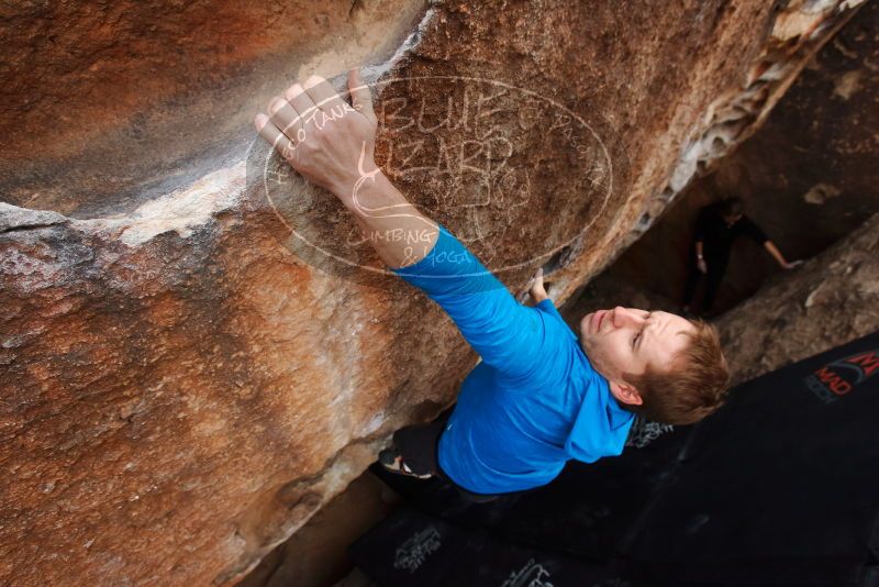 Bouldering in Hueco Tanks on 03/10/2019 with Blue Lizard Climbing and Yoga

Filename: SRM_20190310_1037164.jpg
Aperture: f/5.6
Shutter Speed: 1/400
Body: Canon EOS-1D Mark II
Lens: Canon EF 16-35mm f/2.8 L