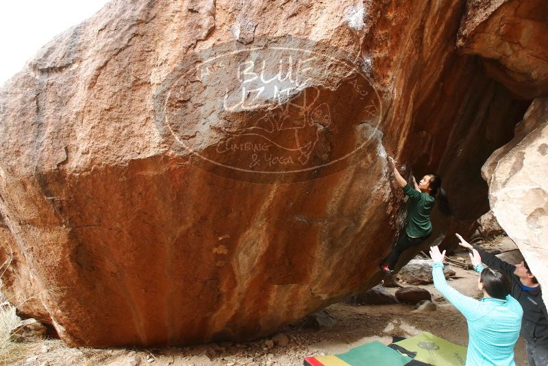 Bouldering in Hueco Tanks on 03/10/2019 with Blue Lizard Climbing and Yoga

Filename: SRM_20190310_1105430.jpg
Aperture: f/5.6
Shutter Speed: 1/200
Body: Canon EOS-1D Mark II
Lens: Canon EF 16-35mm f/2.8 L
