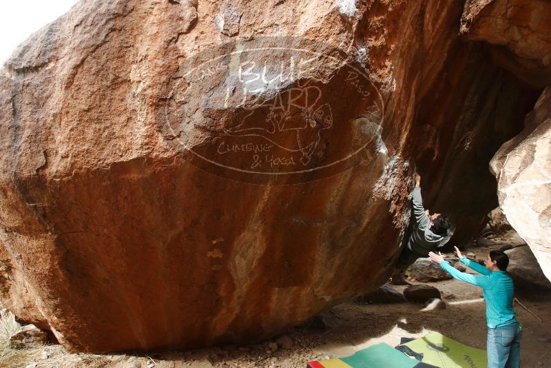 Bouldering in Hueco Tanks on 03/10/2019 with Blue Lizard Climbing and Yoga

Filename: SRM_20190310_1107030.jpg
Aperture: f/5.6
Shutter Speed: 1/320
Body: Canon EOS-1D Mark II
Lens: Canon EF 16-35mm f/2.8 L