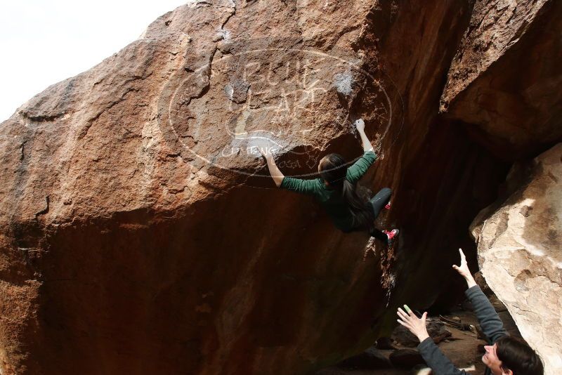 Bouldering in Hueco Tanks on 03/10/2019 with Blue Lizard Climbing and Yoga

Filename: SRM_20190310_1110472.jpg
Aperture: f/5.6
Shutter Speed: 1/640
Body: Canon EOS-1D Mark II
Lens: Canon EF 16-35mm f/2.8 L