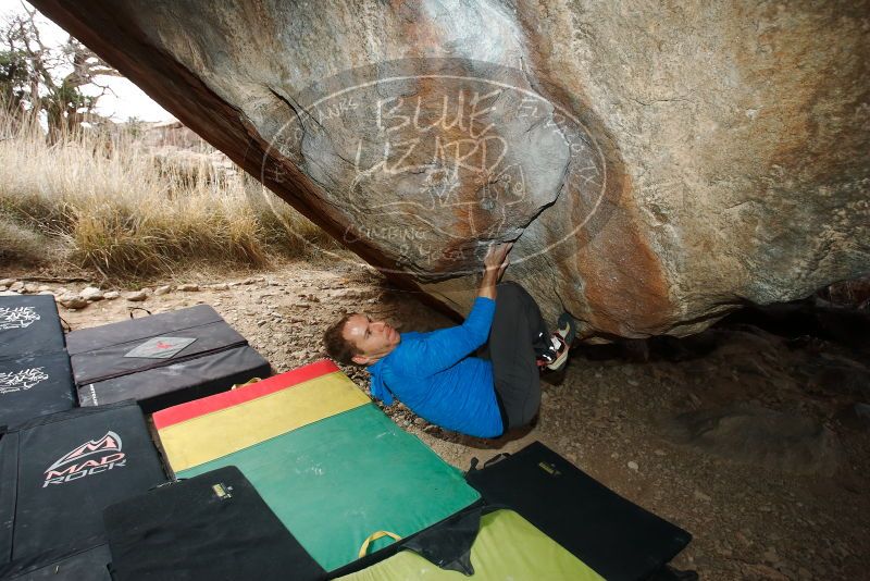 Bouldering in Hueco Tanks on 03/10/2019 with Blue Lizard Climbing and Yoga

Filename: SRM_20190310_1124000.jpg
Aperture: f/5.6
Shutter Speed: 1/250
Body: Canon EOS-1D Mark II
Lens: Canon EF 16-35mm f/2.8 L