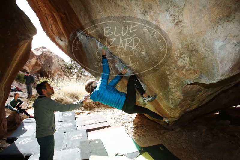 Bouldering in Hueco Tanks on 03/10/2019 with Blue Lizard Climbing and Yoga

Filename: SRM_20190310_1129051.jpg
Aperture: f/5.6
Shutter Speed: 1/250
Body: Canon EOS-1D Mark II
Lens: Canon EF 16-35mm f/2.8 L