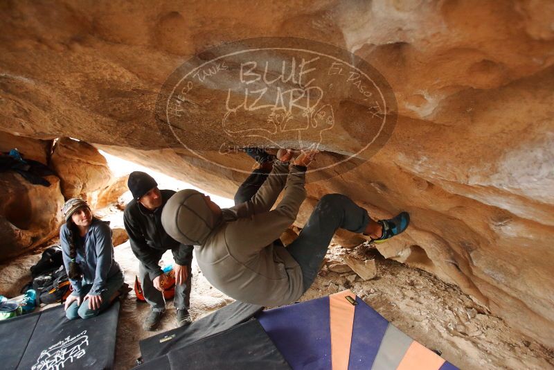 Bouldering in Hueco Tanks on 03/10/2019 with Blue Lizard Climbing and Yoga

Filename: SRM_20190310_1345260.jpg
Aperture: f/2.8
Shutter Speed: 1/160
Body: Canon EOS-1D Mark II
Lens: Canon EF 16-35mm f/2.8 L