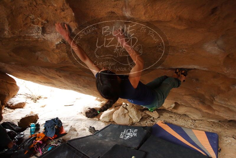 Bouldering in Hueco Tanks on 03/10/2019 with Blue Lizard Climbing and Yoga

Filename: SRM_20190310_1352470.jpg
Aperture: f/3.2
Shutter Speed: 1/250
Body: Canon EOS-1D Mark II
Lens: Canon EF 16-35mm f/2.8 L