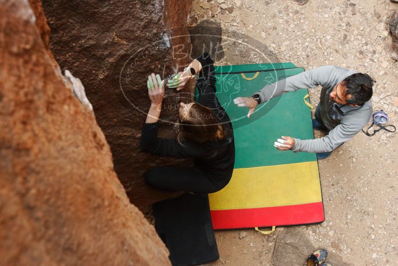 Bouldering in Hueco Tanks on 03/10/2019 with Blue Lizard Climbing and Yoga

Filename: SRM_20190310_1359320.jpg
Aperture: f/5.0
Shutter Speed: 1/160
Body: Canon EOS-1D Mark II
Lens: Canon EF 16-35mm f/2.8 L