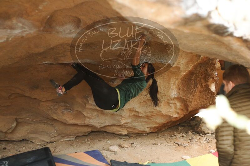 Bouldering in Hueco Tanks on 03/10/2019 with Blue Lizard Climbing and Yoga

Filename: SRM_20190310_1421360.jpg
Aperture: f/2.8
Shutter Speed: 1/250
Body: Canon EOS-1D Mark II
Lens: Canon EF 50mm f/1.8 II