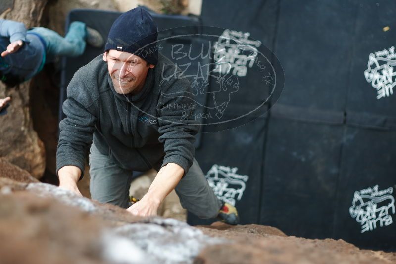 Bouldering in Hueco Tanks on 03/10/2019 with Blue Lizard Climbing and Yoga

Filename: SRM_20190310_1448300.jpg
Aperture: f/2.2
Shutter Speed: 1/320
Body: Canon EOS-1D Mark II
Lens: Canon EF 50mm f/1.8 II