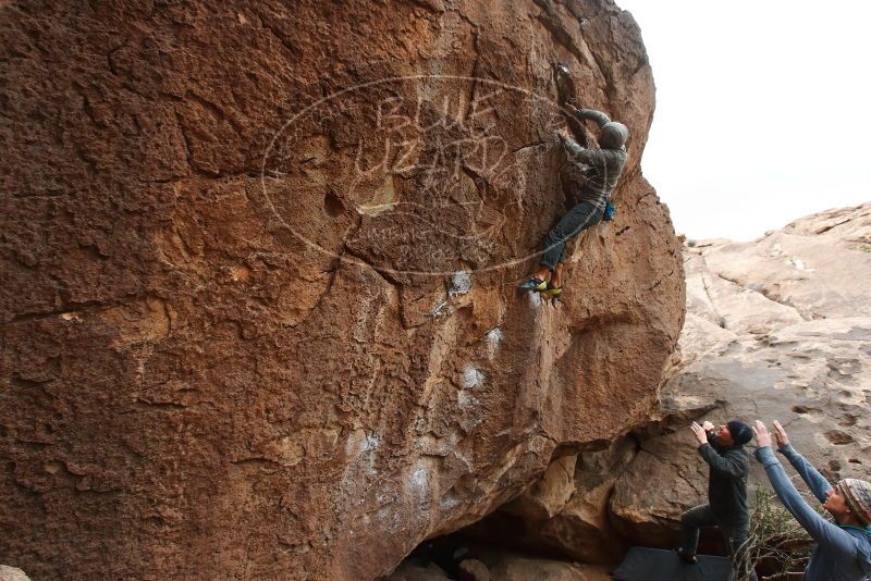 Bouldering in Hueco Tanks on 03/10/2019 with Blue Lizard Climbing and Yoga

Filename: SRM_20190310_1457080.jpg
Aperture: f/5.6
Shutter Speed: 1/400
Body: Canon EOS-1D Mark II
Lens: Canon EF 16-35mm f/2.8 L