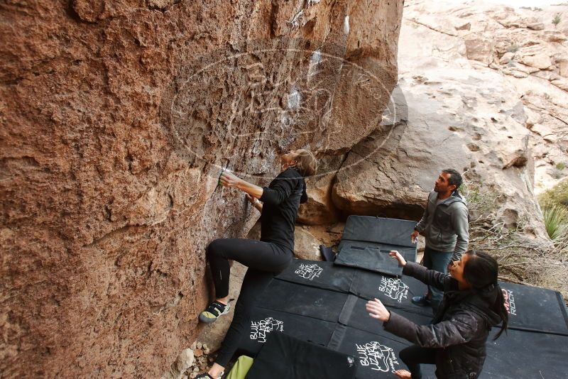 Bouldering in Hueco Tanks on 03/10/2019 with Blue Lizard Climbing and Yoga

Filename: SRM_20190310_1459490.jpg
Aperture: f/5.6
Shutter Speed: 1/250
Body: Canon EOS-1D Mark II
Lens: Canon EF 16-35mm f/2.8 L