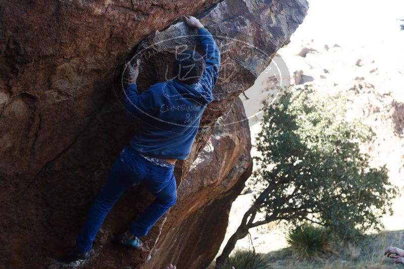 Bouldering in Hueco Tanks on 03/15/2019 with Blue Lizard Climbing and Yoga

Filename: SRM_20190315_1008300.jpg
Aperture: f/4.0
Shutter Speed: 1/640
Body: Canon EOS-1D Mark II
Lens: Canon EF 50mm f/1.8 II
