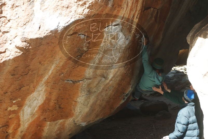 Bouldering in Hueco Tanks on 03/15/2019 with Blue Lizard Climbing and Yoga

Filename: SRM_20190315_1226040.jpg
Aperture: f/4.0
Shutter Speed: 1/400
Body: Canon EOS-1D Mark II
Lens: Canon EF 50mm f/1.8 II