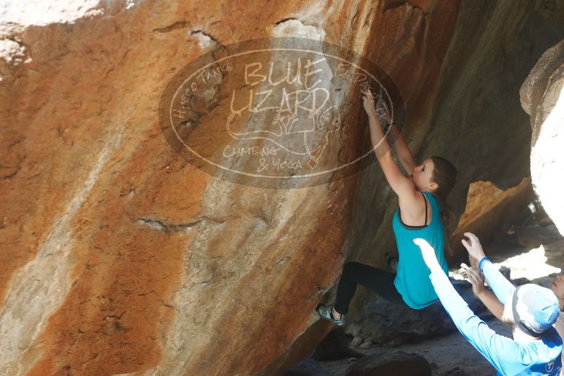 Bouldering in Hueco Tanks on 03/15/2019 with Blue Lizard Climbing and Yoga

Filename: SRM_20190315_1228250.jpg
Aperture: f/4.0
Shutter Speed: 1/320
Body: Canon EOS-1D Mark II
Lens: Canon EF 50mm f/1.8 II