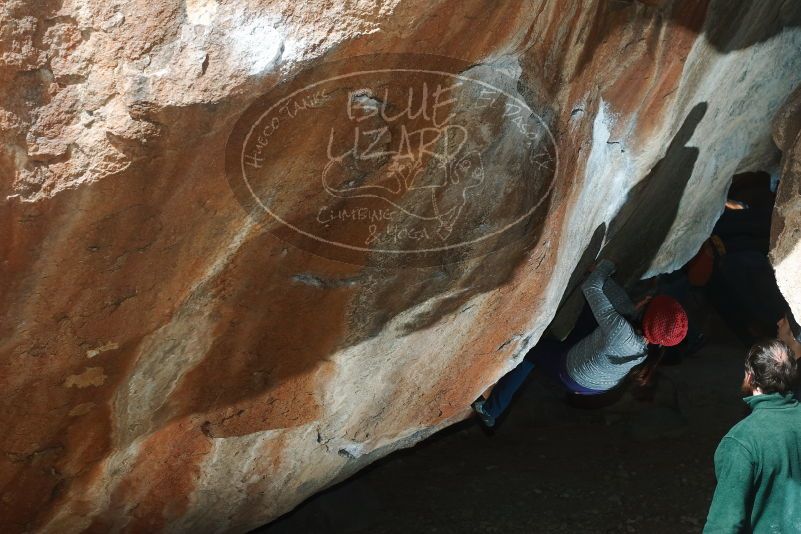 Bouldering in Hueco Tanks on 03/15/2019 with Blue Lizard Climbing and Yoga

Filename: SRM_20190315_1245500.jpg
Aperture: f/5.6
Shutter Speed: 1/250
Body: Canon EOS-1D Mark II
Lens: Canon EF 50mm f/1.8 II
