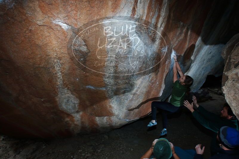 Bouldering in Hueco Tanks on 03/15/2019 with Blue Lizard Climbing and Yoga

Filename: SRM_20190315_1316120.jpg
Aperture: f/8.0
Shutter Speed: 1/250
Body: Canon EOS-1D Mark II
Lens: Canon EF 16-35mm f/2.8 L