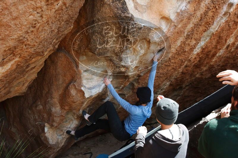 Bouldering in Hueco Tanks on 03/15/2019 with Blue Lizard Climbing and Yoga

Filename: SRM_20190315_1349000.jpg
Aperture: f/5.6
Shutter Speed: 1/320
Body: Canon EOS-1D Mark II
Lens: Canon EF 16-35mm f/2.8 L
