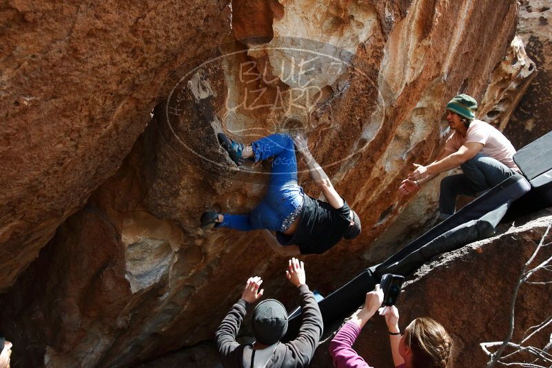 Bouldering in Hueco Tanks on 03/15/2019 with Blue Lizard Climbing and Yoga

Filename: SRM_20190315_1406000.jpg
Aperture: f/5.6
Shutter Speed: 1/800
Body: Canon EOS-1D Mark II
Lens: Canon EF 16-35mm f/2.8 L