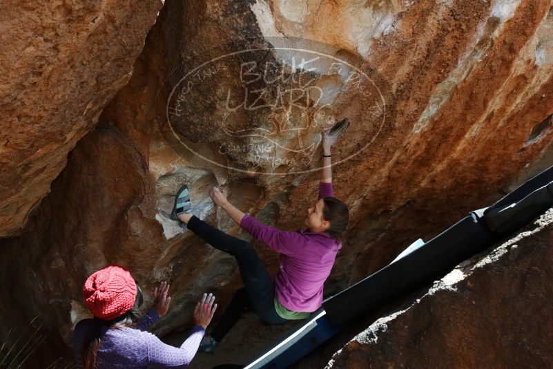 Bouldering in Hueco Tanks on 03/15/2019 with Blue Lizard Climbing and Yoga

Filename: SRM_20190315_1408360.jpg
Aperture: f/5.6
Shutter Speed: 1/320
Body: Canon EOS-1D Mark II
Lens: Canon EF 16-35mm f/2.8 L