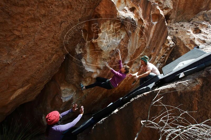 Bouldering in Hueco Tanks on 03/15/2019 with Blue Lizard Climbing and Yoga

Filename: SRM_20190315_1408480.jpg
Aperture: f/5.6
Shutter Speed: 1/400
Body: Canon EOS-1D Mark II
Lens: Canon EF 16-35mm f/2.8 L