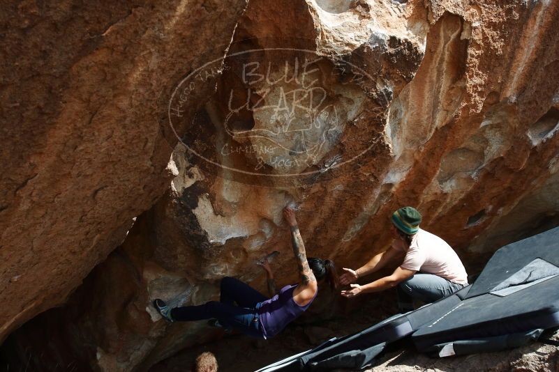 Bouldering in Hueco Tanks on 03/15/2019 with Blue Lizard Climbing and Yoga

Filename: SRM_20190315_1424300.jpg
Aperture: f/5.6
Shutter Speed: 1/800
Body: Canon EOS-1D Mark II
Lens: Canon EF 16-35mm f/2.8 L
