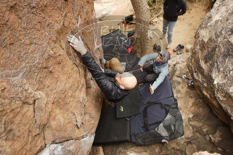Bouldering in Hueco Tanks on 03/16/2019 with Blue Lizard Climbing and Yoga

Filename: SRM_20190316_1120300.jpg
Aperture: f/3.5
Shutter Speed: 1/160
Body: Canon EOS-1D Mark II
Lens: Canon EF 16-35mm f/2.8 L