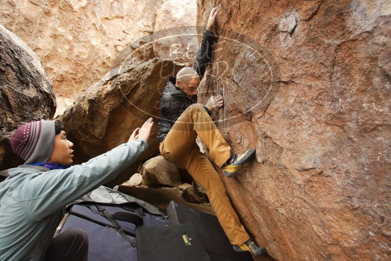 Bouldering in Hueco Tanks on 03/16/2019 with Blue Lizard Climbing and Yoga

Filename: SRM_20190316_1124330.jpg
Aperture: f/4.5
Shutter Speed: 1/125
Body: Canon EOS-1D Mark II
Lens: Canon EF 16-35mm f/2.8 L