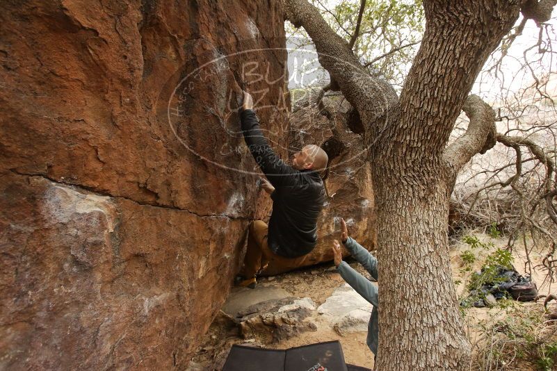 Bouldering in Hueco Tanks on 03/16/2019 with Blue Lizard Climbing and Yoga

Filename: SRM_20190316_1130340.jpg
Aperture: f/5.0
Shutter Speed: 1/100
Body: Canon EOS-1D Mark II
Lens: Canon EF 16-35mm f/2.8 L