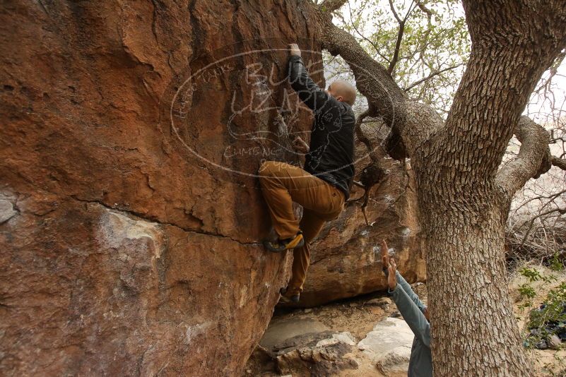 Bouldering in Hueco Tanks on 03/16/2019 with Blue Lizard Climbing and Yoga

Filename: SRM_20190316_1130420.jpg
Aperture: f/5.0
Shutter Speed: 1/100
Body: Canon EOS-1D Mark II
Lens: Canon EF 16-35mm f/2.8 L