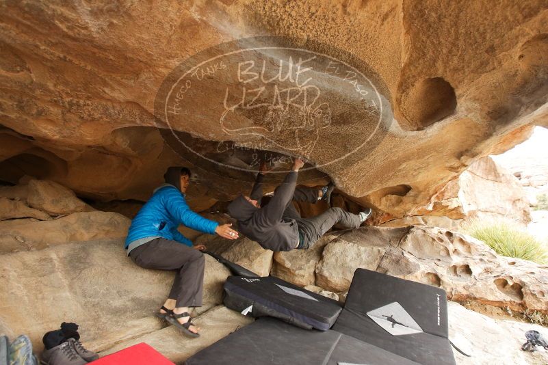 Bouldering in Hueco Tanks on 03/16/2019 with Blue Lizard Climbing and Yoga

Filename: SRM_20190316_1208560.jpg
Aperture: f/5.0
Shutter Speed: 1/125
Body: Canon EOS-1D Mark II
Lens: Canon EF 16-35mm f/2.8 L