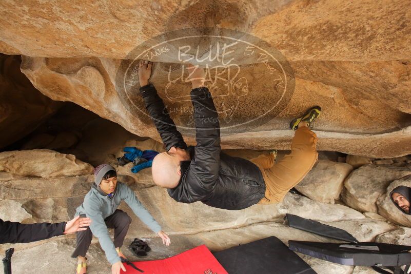 Bouldering in Hueco Tanks on 03/16/2019 with Blue Lizard Climbing and Yoga

Filename: SRM_20190316_1223340.jpg
Aperture: f/5.0
Shutter Speed: 1/160
Body: Canon EOS-1D Mark II
Lens: Canon EF 16-35mm f/2.8 L
