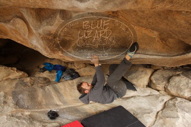 Bouldering in Hueco Tanks on 03/16/2019 with Blue Lizard Climbing and Yoga

Filename: SRM_20190316_1226270.jpg
Aperture: f/5.6
Shutter Speed: 1/160
Body: Canon EOS-1D Mark II
Lens: Canon EF 16-35mm f/2.8 L