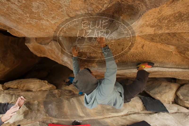 Bouldering in Hueco Tanks on 03/16/2019 with Blue Lizard Climbing and Yoga

Filename: SRM_20190316_1229340.jpg
Aperture: f/5.0
Shutter Speed: 1/250
Body: Canon EOS-1D Mark II
Lens: Canon EF 16-35mm f/2.8 L
