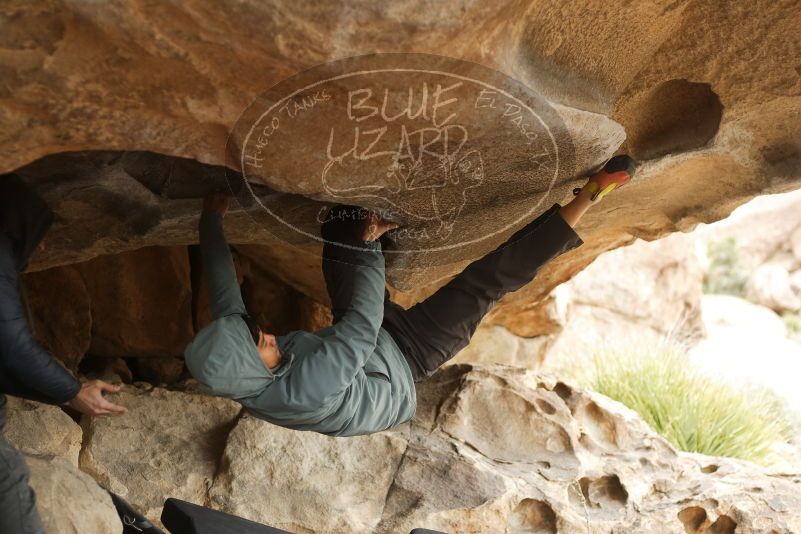 Bouldering in Hueco Tanks on 03/16/2019 with Blue Lizard Climbing and Yoga

Filename: SRM_20190316_1242110.jpg
Aperture: f/2.8
Shutter Speed: 1/320
Body: Canon EOS-1D Mark II
Lens: Canon EF 50mm f/1.8 II