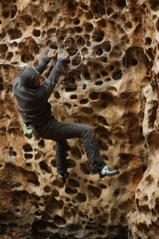 Bouldering in Hueco Tanks on 03/16/2019 with Blue Lizard Climbing and Yoga

Filename: SRM_20190316_1409340.jpg
Aperture: f/2.8
Shutter Speed: 1/160
Body: Canon EOS-1D Mark II
Lens: Canon EF 50mm f/1.8 II