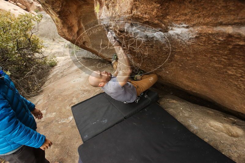 Bouldering in Hueco Tanks on 03/16/2019 with Blue Lizard Climbing and Yoga

Filename: SRM_20190316_1457090.jpg
Aperture: f/5.6
Shutter Speed: 1/250
Body: Canon EOS-1D Mark II
Lens: Canon EF 16-35mm f/2.8 L