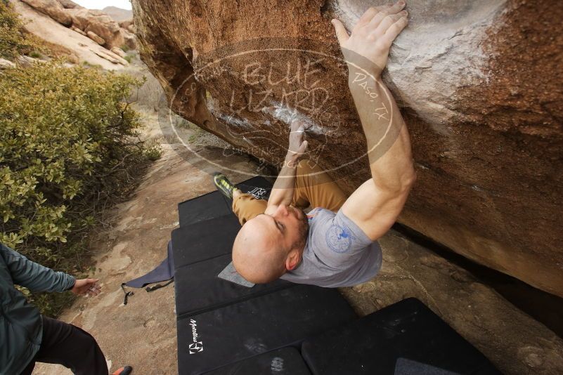 Bouldering in Hueco Tanks on 03/16/2019 with Blue Lizard Climbing and Yoga

Filename: SRM_20190316_1514110.jpg
Aperture: f/5.6
Shutter Speed: 1/400
Body: Canon EOS-1D Mark II
Lens: Canon EF 16-35mm f/2.8 L