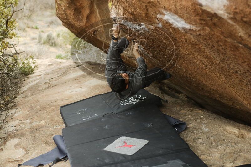 Bouldering in Hueco Tanks on 03/16/2019 with Blue Lizard Climbing and Yoga

Filename: SRM_20190316_1537450.jpg
Aperture: f/2.8
Shutter Speed: 1/320
Body: Canon EOS-1D Mark II
Lens: Canon EF 50mm f/1.8 II