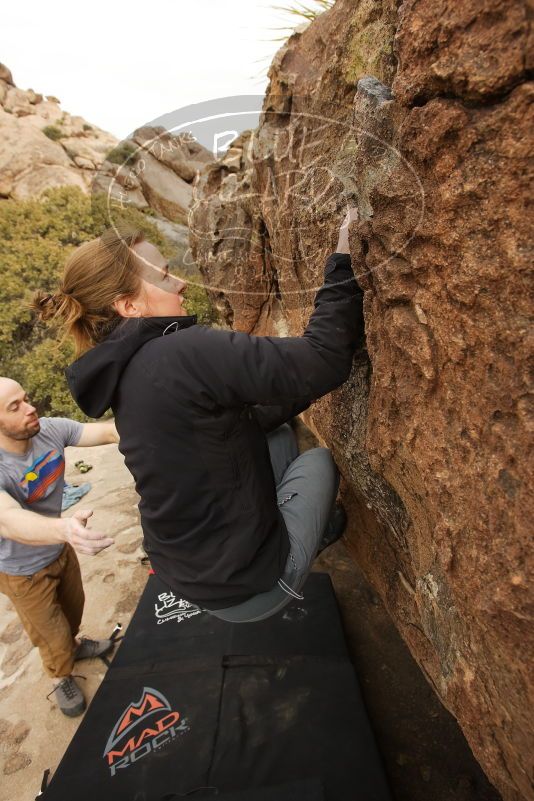 Bouldering in Hueco Tanks on 03/16/2019 with Blue Lizard Climbing and Yoga

Filename: SRM_20190316_1547120.jpg
Aperture: f/5.6
Shutter Speed: 1/640
Body: Canon EOS-1D Mark II
Lens: Canon EF 16-35mm f/2.8 L