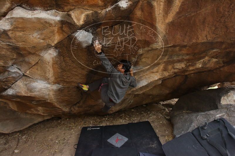Bouldering in Hueco Tanks on 03/16/2019 with Blue Lizard Climbing and Yoga

Filename: SRM_20190316_1720520.jpg
Aperture: f/5.0
Shutter Speed: 1/200
Body: Canon EOS-1D Mark II
Lens: Canon EF 16-35mm f/2.8 L
