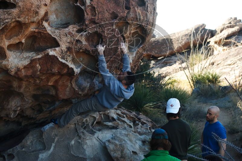 Bouldering in Hueco Tanks on 03/17/2019 with Blue Lizard Climbing and Yoga

Filename: SRM_20190317_0922260.jpg
Aperture: f/4.0
Shutter Speed: 1/500
Body: Canon EOS-1D Mark II
Lens: Canon EF 50mm f/1.8 II