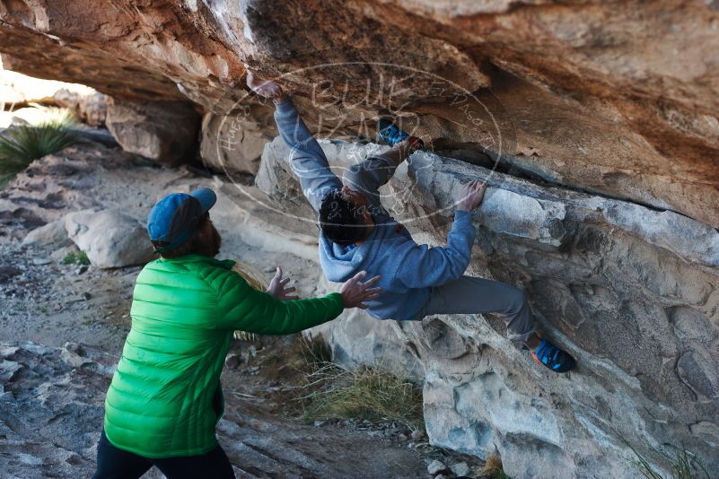 Bouldering in Hueco Tanks on 03/17/2019 with Blue Lizard Climbing and Yoga

Filename: SRM_20190317_0943260.jpg
Aperture: f/4.0
Shutter Speed: 1/200
Body: Canon EOS-1D Mark II
Lens: Canon EF 50mm f/1.8 II