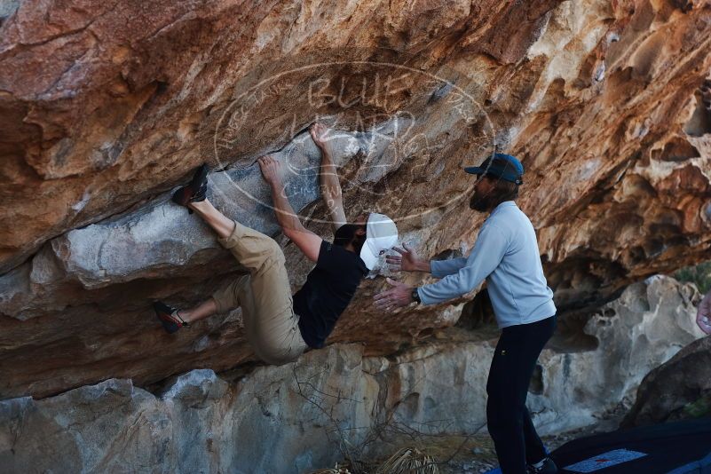 Bouldering in Hueco Tanks on 03/17/2019 with Blue Lizard Climbing and Yoga

Filename: SRM_20190317_1004190.jpg
Aperture: f/4.0
Shutter Speed: 1/320
Body: Canon EOS-1D Mark II
Lens: Canon EF 50mm f/1.8 II