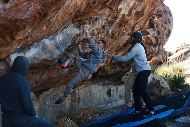 Bouldering in Hueco Tanks on 03/17/2019 with Blue Lizard Climbing and Yoga

Filename: SRM_20190317_1009401.jpg
Aperture: f/4.0
Shutter Speed: 1/400
Body: Canon EOS-1D Mark II
Lens: Canon EF 50mm f/1.8 II