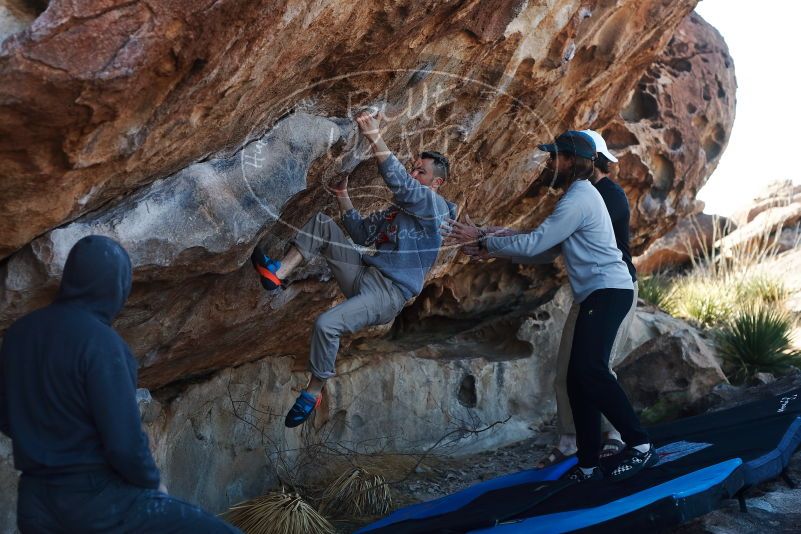 Bouldering in Hueco Tanks on 03/17/2019 with Blue Lizard Climbing and Yoga

Filename: SRM_20190317_1009410.jpg
Aperture: f/4.0
Shutter Speed: 1/400
Body: Canon EOS-1D Mark II
Lens: Canon EF 50mm f/1.8 II